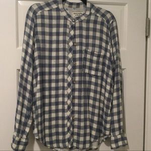 Abercrombie super soft plaid women's button down